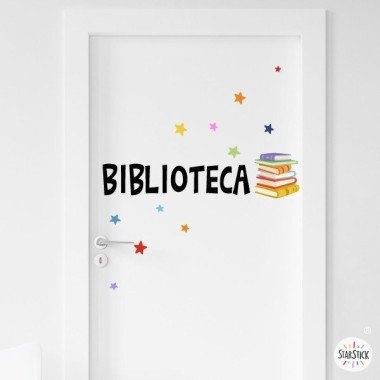 Bibliothèque - Stickers pour décorer les espaces de lecture