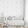 Papel pintado infantil autoadhesivo con estrellas, vinilo decorativo personalizable para habitaciones infantiles.