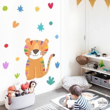 Children's stickers - Lion Carnival - Children's decoration