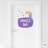 Vinilos infantiles personalizados - Tucán Carnaval