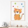 Personalized children's print - lion carnival | kids' decor"