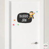 Ninja - Nombre para puertas. Vinilo infantil - Decoración habitaciones niños