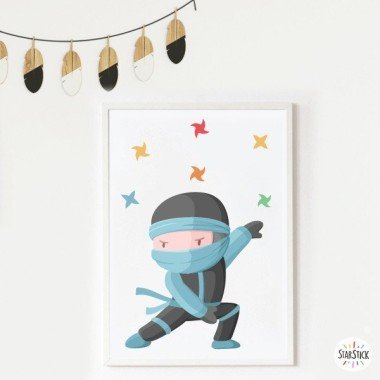 Làmina infantil personalitzada - Ninja