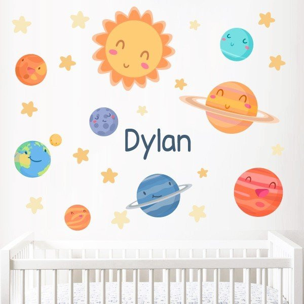 Stickers for children and babies - Children's planets - Decorative stickers