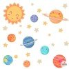 Stickers for children and babies - Children's planets - Decorative stickers