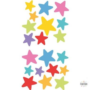 Vinilos decorativos - Estrellas de colores