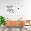 ¡Elige idioma! Pack de 2 láminas decorativas para el hogar - Pies, para qué los quiero...