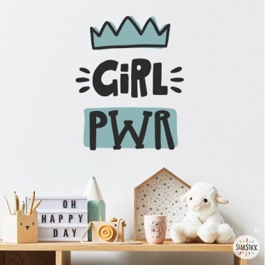 Girl power - Wall stickers - Decoration for girls