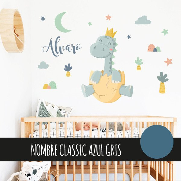 Decorative sticker for baby - Baby dinosaur - Decoration for children's rooms