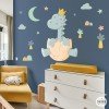 Decorative sticker for baby - Baby dinosaur - Decoration for children's rooms
