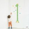 Sticker toise pour enfants - Bébé dinosaure - Décoration pour bébé