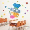 Decoration for school canteens - Cheff Koala - Decorative wall sticker with chef animals