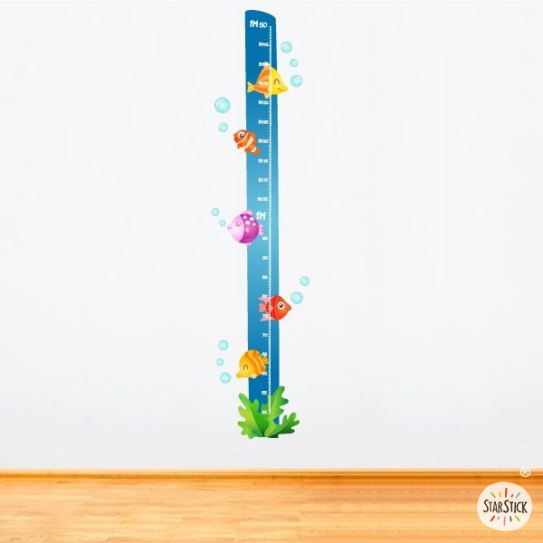 Poissons tropicaux - Sticker toise