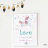 Tableaux naissance bébé - Modèle Licorne