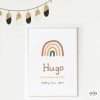 Customizable birth sheets - Rainbow Nature Model