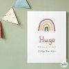 Customizable birth sheets - Rainbow Nature Model