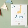 Yellow Dinosaur - Baby Birth Memory