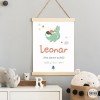 Naissance - Modèle Petit dragon - Affiches personnalisées pour bébés