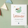 Naissance - Modèle Petit dragon - Affiches personnalisées pour bébés