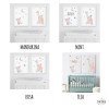Pack de 2 quadres infantils - Animals tocant la lluna - Decoració infantil