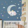 Children's decorative stickers - Koala on the moon