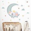 Vinilos decorativos infantiles - Koala en la luna - Ideas decorativas para bebé