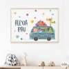Láminas y cuadros infantiles – Furgo camping