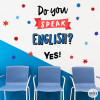 Do you speak english? - Stickers for English academies and classrooms