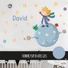 Vinilo infantil personalizado con nombre, ideal para decorar habitaciones de bebés y niños.