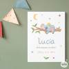 Personalized infant sheet with baby - Koala sleeping on the branch