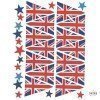 Fanions avec le drapeau du Royaume-Uni - Stickers pour les académies et les salles de classe d'anglais