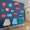 What's up? - Decorative vinyls for English classrooms