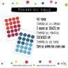 Confetti in blue and red tones - Decorative stickers for walls