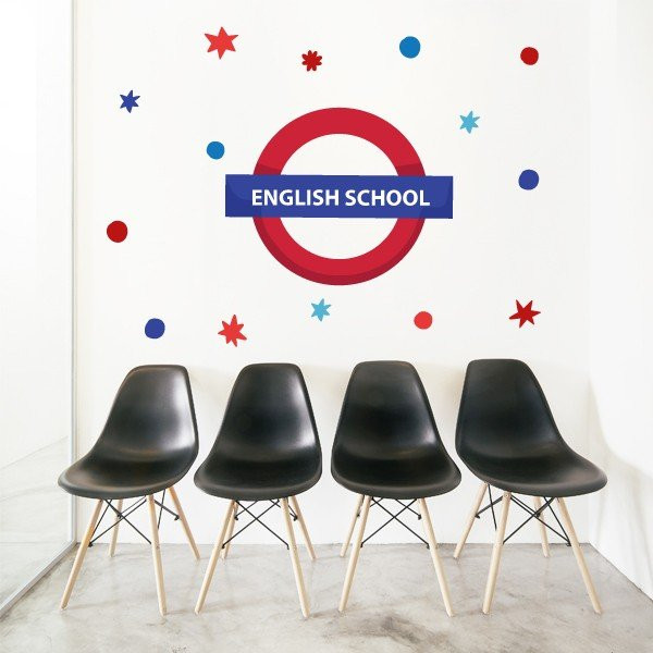 Sticker personnalisable - Metro Station - Vinyles pour décorer les salles de cours d'anglais