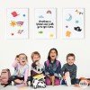 Pack de 3 làmines decoratives per a escoles - Llegir és somiar