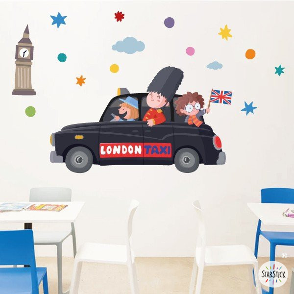 London Taxi - Stickers to decorate English classrooms