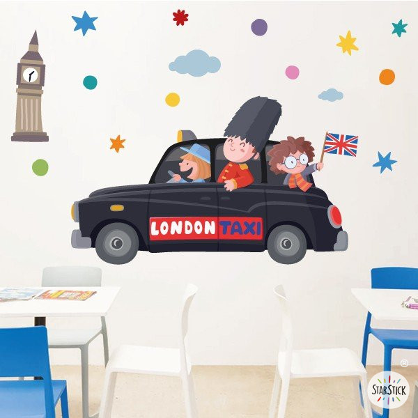 London Taxi - Vinilos para decorar aulas de inglés