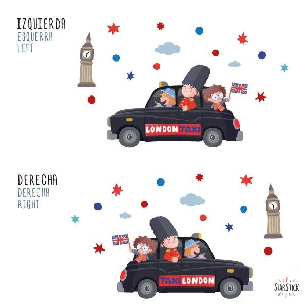 London Taxi - Vinilos para decorar aulas de inglés