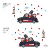 London Taxi - Vinilos para decorar aulas de inglés