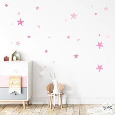 85 estrelles combinació Rosa - Vinils decoratius - Decoració infantil