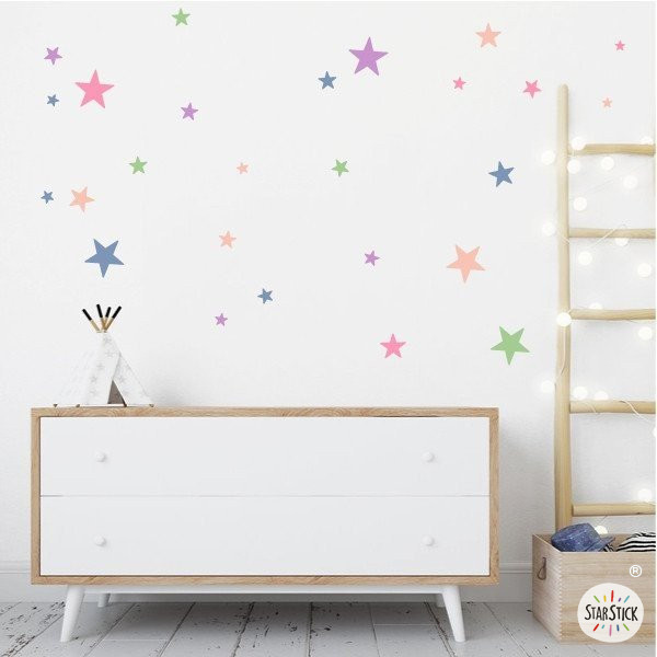 85 estrelles Candy. Vinils decoratius per a habitacions infantils