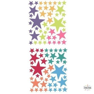 85 Stars Party combination - Decorative wall decals - Children's decoration