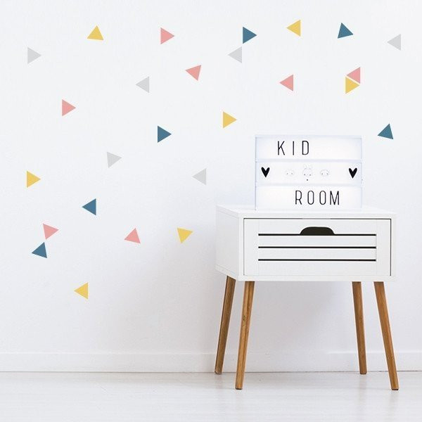 Stickers décoratifs - Triangles de combinaison Vintage - Décoration enfants et jeunes