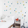 Triangles combinaison Moutarde - Stickers décoration murs
