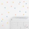 Wall decals - Triangles combination Ocher - Children and youth decoration