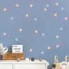 Wall decals - Triangles combination Ocher - Children and youth decoration