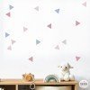 Wall decals - Triangles combination Pink - Children and youth decoration