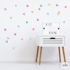 Vinilo Triángulos combinación Candy. Decoración infantil y juvenil