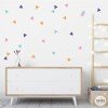 Wall decals - Triangles combination Retro - Children and youth decoration