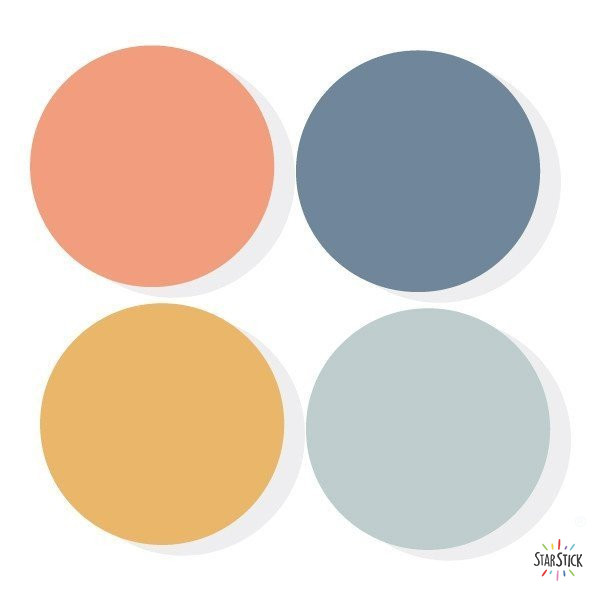 Vinils decoratius - Combinació de triangles Boy - Decoració infantil i juvenil